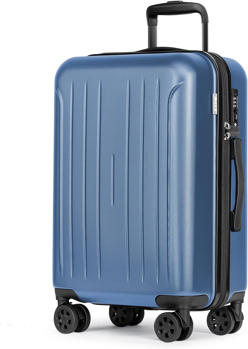 Carry on luggage 22x14x9 Airline Approved Suitcase Hardshell With Double Spinner Wheels, PC+ABS TSA Lock Travel Luggage (Mint Green, 20" Carry On)
