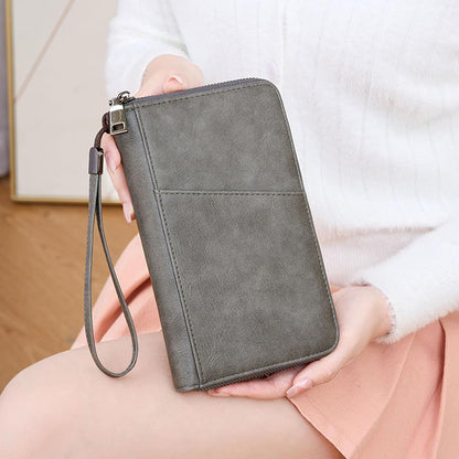 Passport Holder for Travel Women and Men RFID Passport Holder with Zipper Passport Case Passport cover Passport Wallet Travel Essentials and Accessories