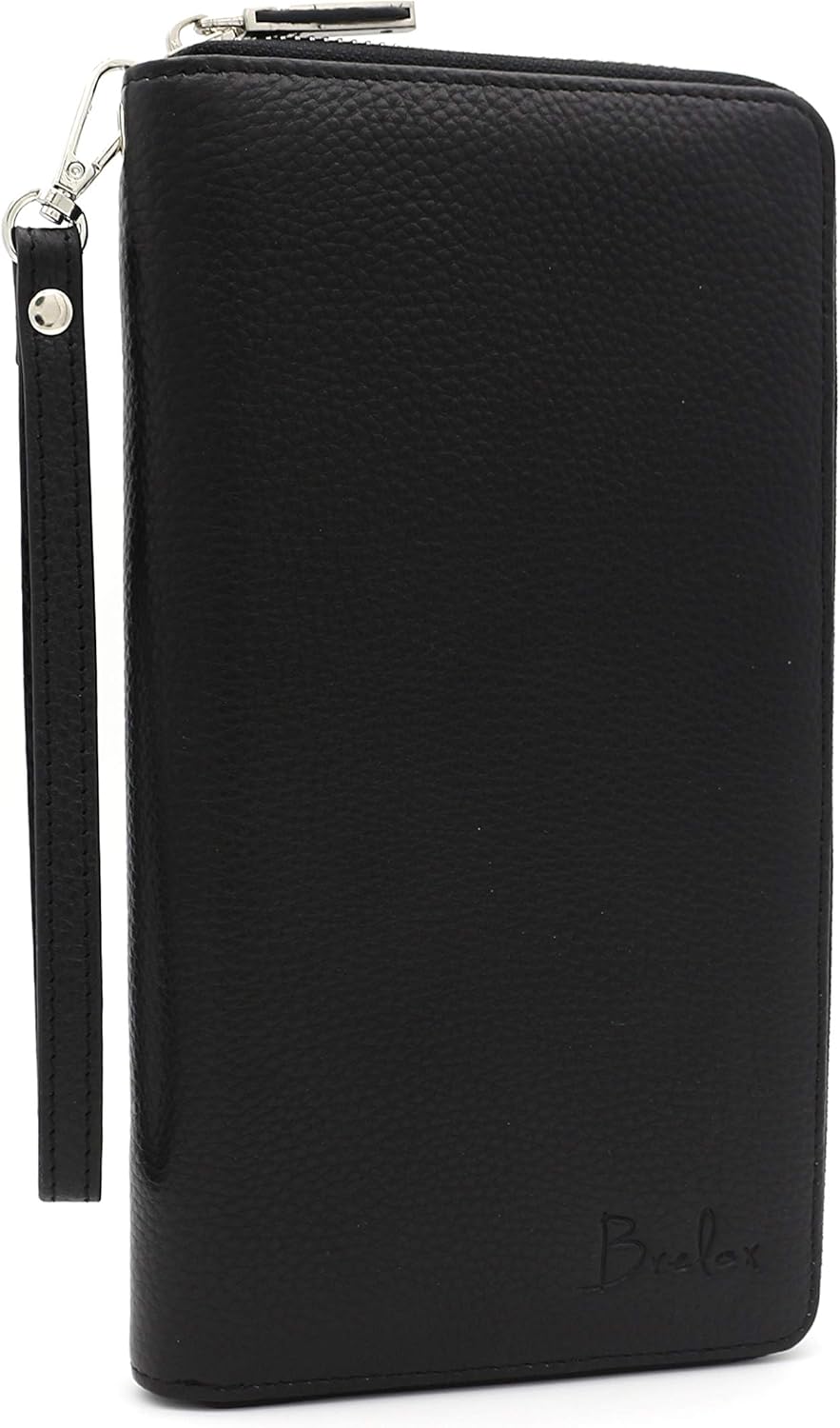 Family Passport Holder for 4, 5 & 6 Passports – Genuine Leather RFID Travel Wallet with Wristlet for Cards, Cash & IDs, Perfect Travel Gift for Women Men
