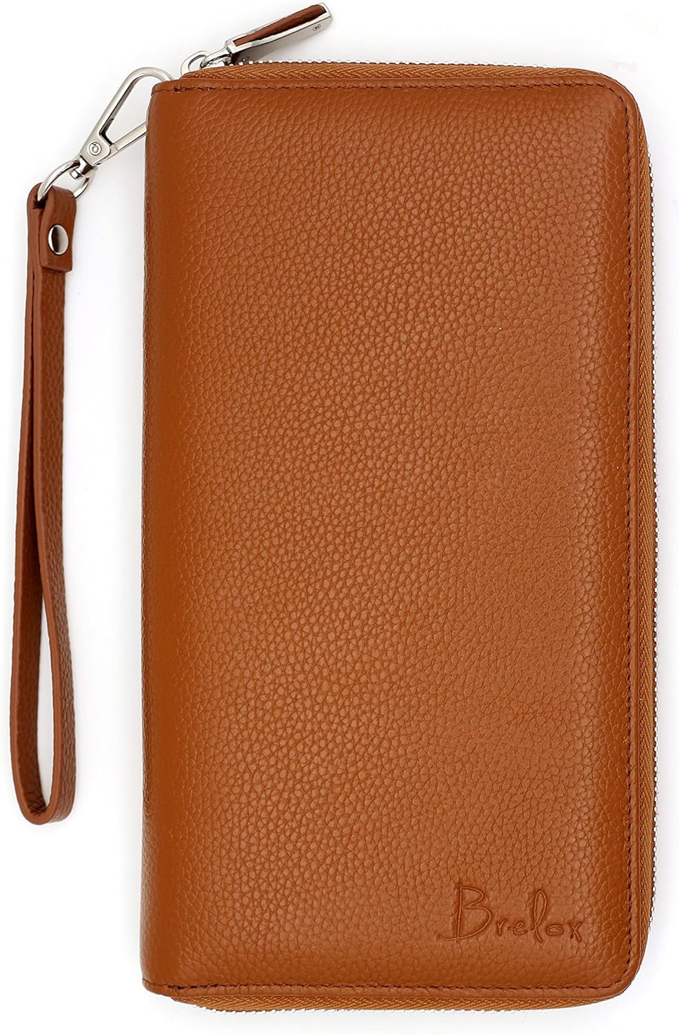 Family Passport Holder for 4, 5 & 6 Passports – Genuine Leather RFID Travel Wallet with Wristlet for Cards, Cash & IDs, Perfect Travel Gift for Women Men