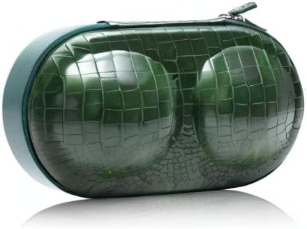 Bra Case Premium Lingerie Travel Bag Zip Underwear Organizer Bag for A-C Cup (Green Plaid)
