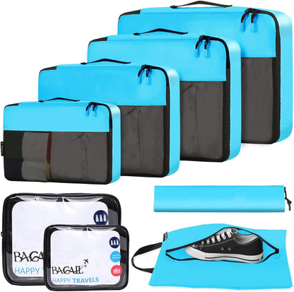 8 Set/9 Set Packing Cubes Luggage Packing Organizer for Travel, Suitcase Packing Bags for Travel Accessories