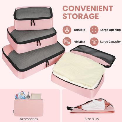 8 Set/9 Set Packing Cubes Luggage Packing Organizer for Travel, Suitcase Packing Bags for Travel Accessories