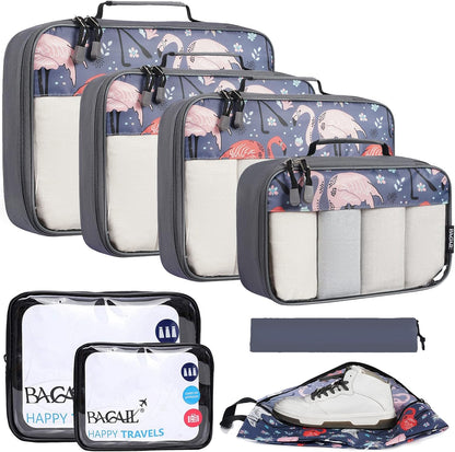 8 Set/9 Set Packing Cubes Luggage Packing Organizer for Travel, Suitcase Packing Bags for Travel Accessories