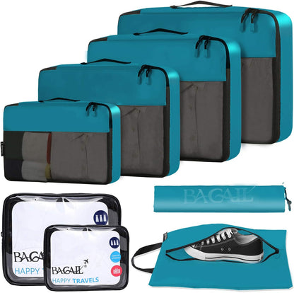8 Set/9 Set Packing Cubes Luggage Packing Organizer for Travel, Suitcase Packing Bags for Travel Accessories