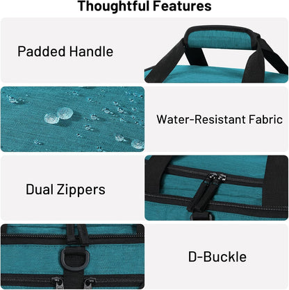 Foldable Duffle Bag with Shoe Compartment 50L Travel Duffel Bags for Men Women Packable Overnight Bag for Camping Gym Weekender, Teal