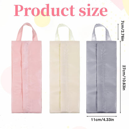 3 PCS Travel Socks Organizer Bag with Zip, Mini Compression Travel Underwear Organizer Bag, Portable Storage Packing Pouch for Luggage Ties Lingerie Panties Cosmetics Accessories