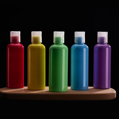 Travel Bottles for Toiletries 3.4 oz TSA Approved - 5 Pack Leak Proof Travel Size Containers, Clear Squeezable Plastic Bottles with Labels for Shampoo Lotion, Flight Cruise Gym Essentials