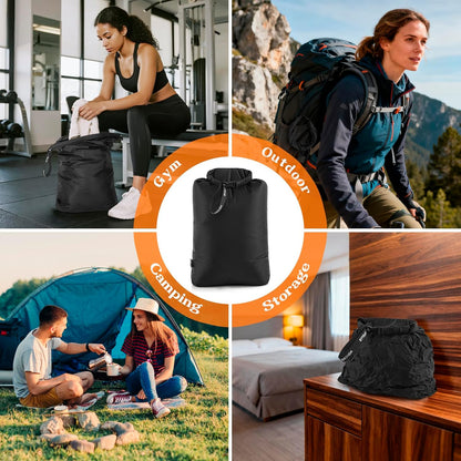 Travel Laundry Bag for Dirty Clothes, Waterproof Travel Compression Bags for Packing, Moisture-resistant Vacuum Storage Bag, Space-Saving Laundry Storage Organizer for Cruise, Swimming, Gym
