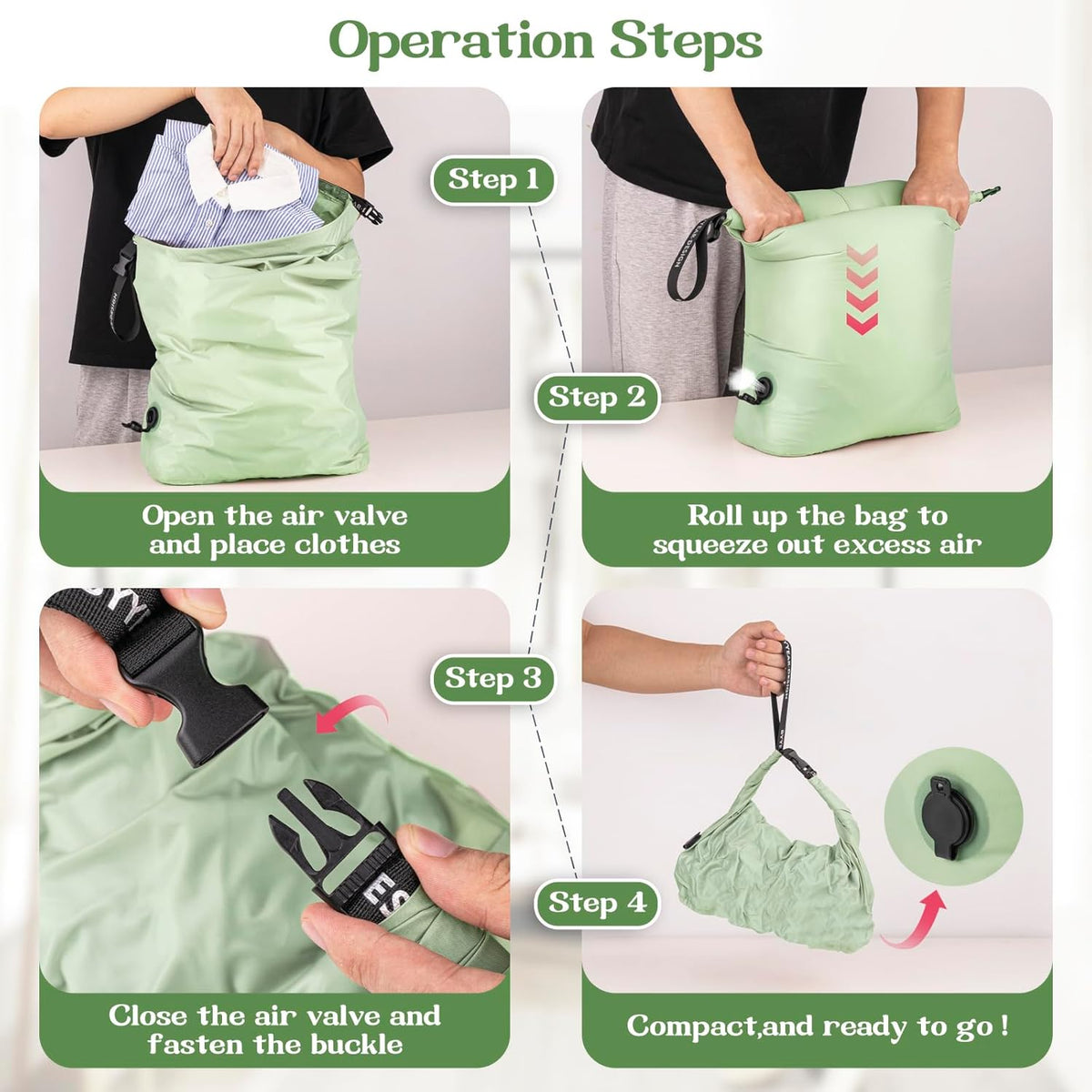 Travel Laundry Bag for Dirty Clothes, Waterproof Travel Compression Bags for Packing, Moisture-resistant Vacuum Storage Bag, Space-Saving Laundry Storage Organizer for Cruise, Swimming, Gym