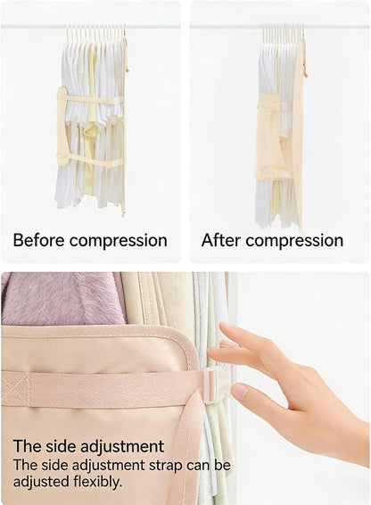 Multifunctional Clothes Compressor Storage Board with Smooth Zippers for Easy Access and Protections Space Saving Luggage Packing Cubes