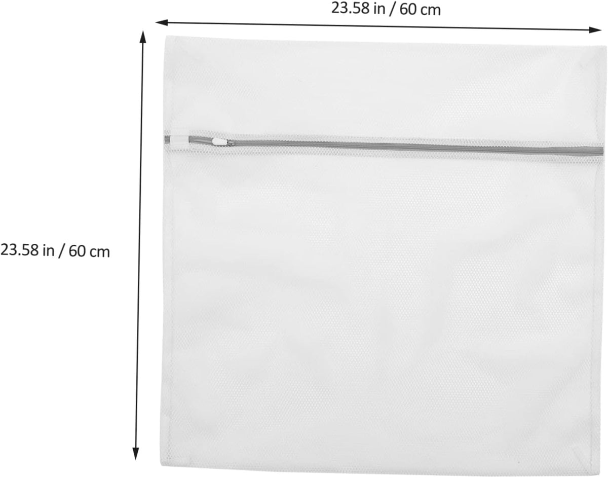 Large Mesh Laundry Bag with Zipper Protective Wash Bag for Underwear for College and Travel Lightweight and Portable Clothing Organizer