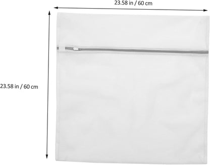 Large Mesh Laundry Bag with Zipper Protective Wash Bag for Underwear for College and Travel Lightweight and Portable Clothing Organizer