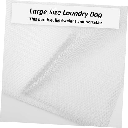 Large Mesh Laundry Bag with Zipper Protective Wash Bag for Underwear for College and Travel Lightweight and Portable Clothing Organizer