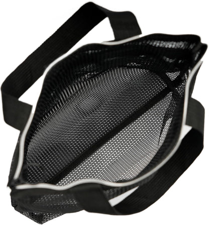 Mesh Shower Caddy Bag Portable Small Hanging Toiletry Tote Bag for Gym Travel Beach Bathroom Sunscreen (Pink)