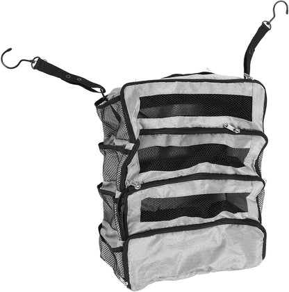 Suitcase Organizer Hanging Suitcase Organizer for Travel Foldable Portable Travel Transport on Bag Luggage Compression Hanging Packing for Travel Carry on Wardrobe (Only Bag), all grey
