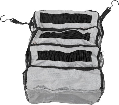 Suitcase Organizer Hanging Suitcase Organizer for Travel Foldable Portable Travel Transport on Bag Luggage Compression Hanging Packing for Travel Carry on Wardrobe (Only Bag), all grey
