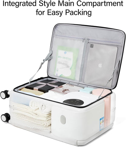 Hardside Expandable Carry On Luggage, 20 Inch Top Opening Trunk Luggages with Spinner Wheels, All-PC Hard Shell Carry-On Suitcase, Lightweight & TSA Airline Approved (Bamboo Green, 46L)