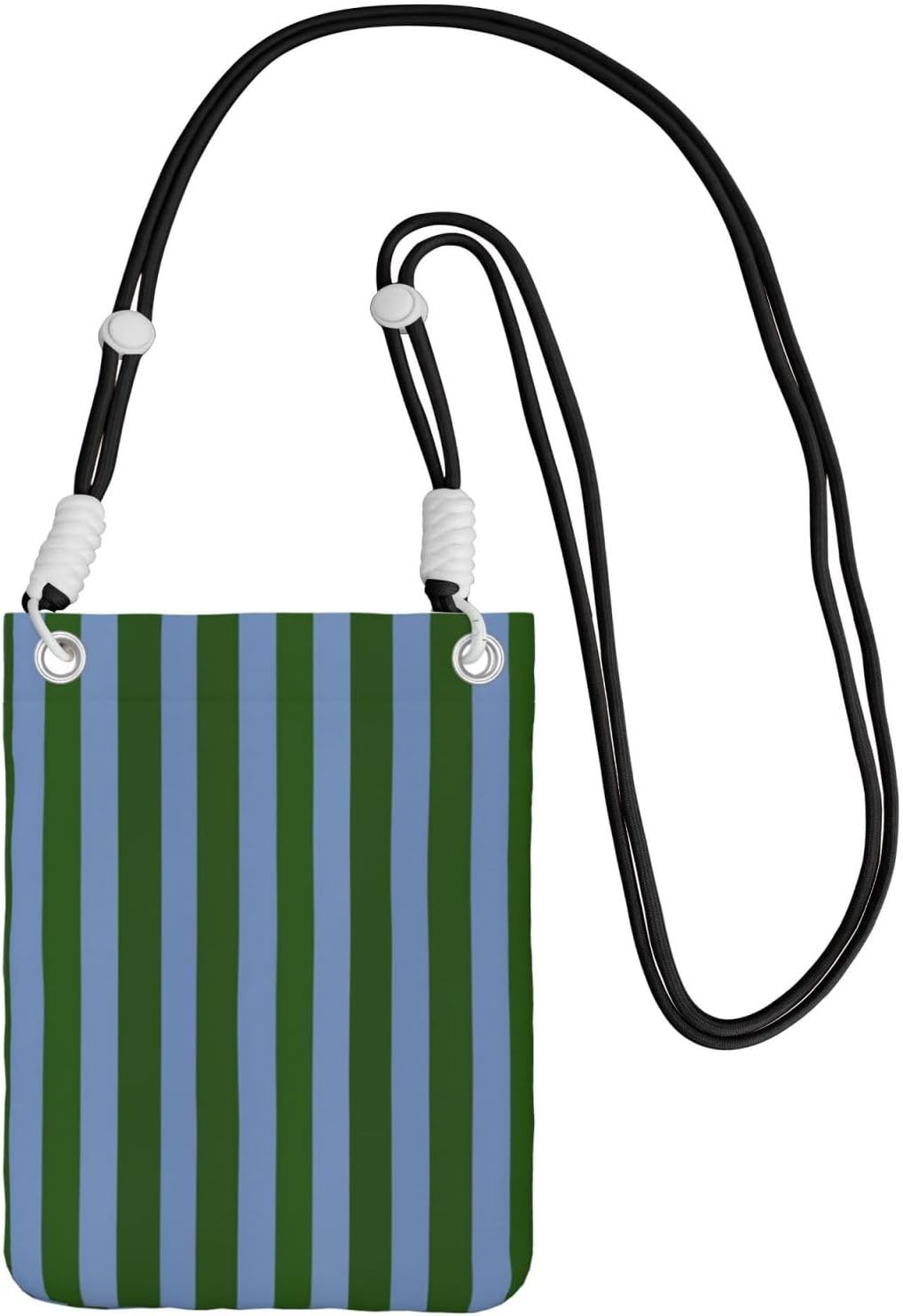 Women's Crossbody Phone Bag, Black Shoulder Strap, Adjustable Shoulder Strap, Vintage Sea Turtle Pattern