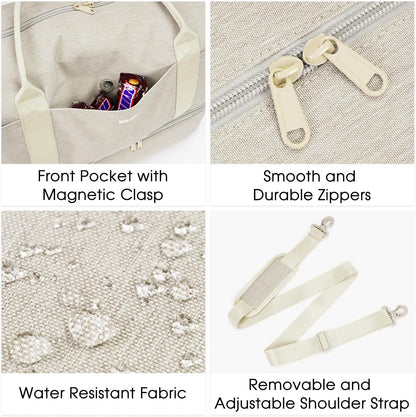 For Spirit Airlines Personal Item Bag Underseat Carry On Bag with Wet Pocket & Shoe Compartment & USB Charging Port