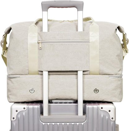 For Spirit Airlines Personal Item Bag Underseat Carry On Bag with Wet Pocket & Shoe Compartment & USB Charging Port