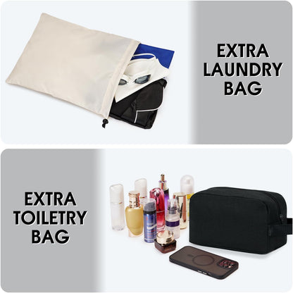 For Spirit Airlines Personal Item Bag Underseat Carry On Bag with Wet Pocket & Shoe Compartment & USB Charging Port