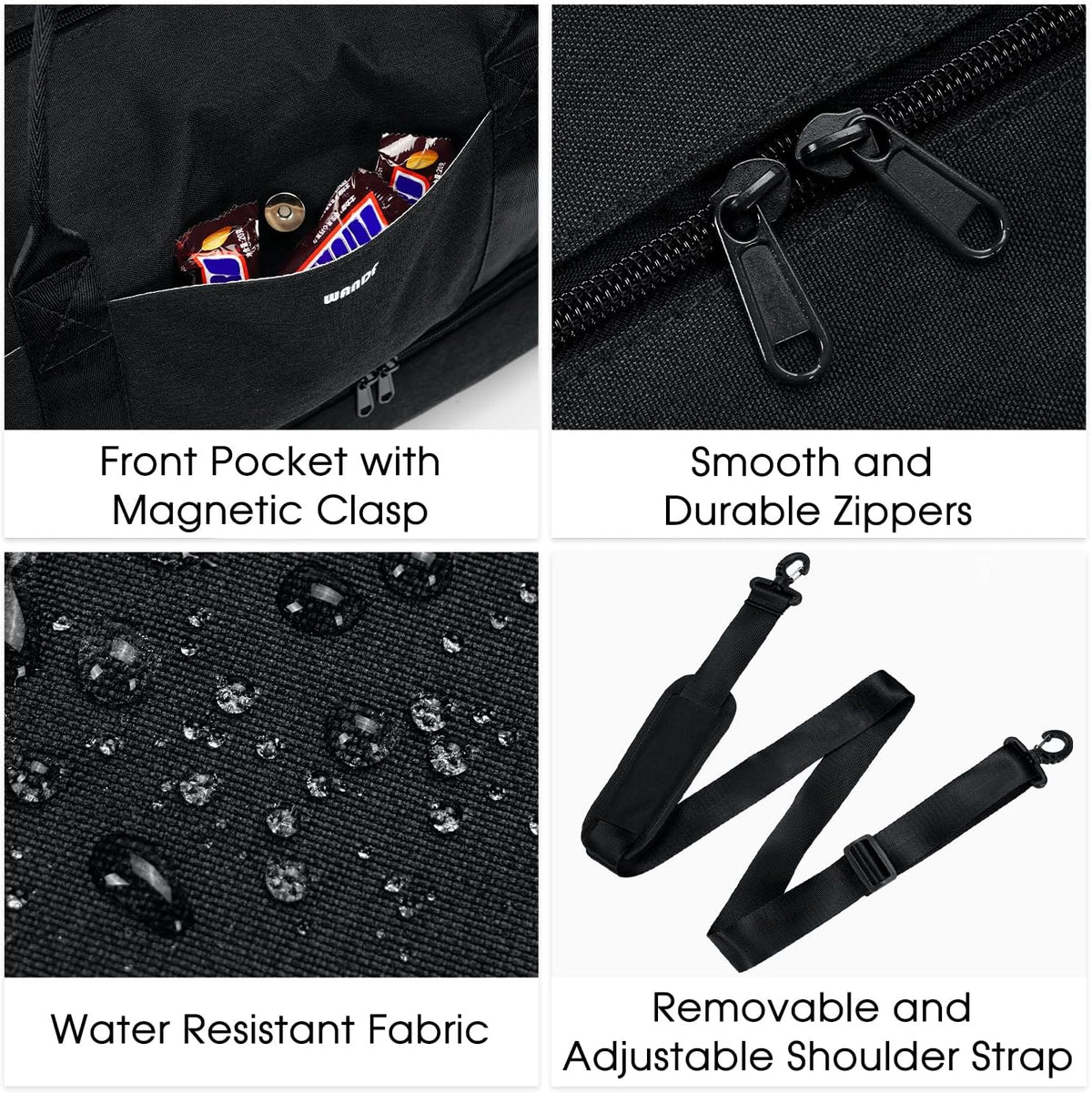 For Spirit Airlines Personal Item Bag Underseat Carry On Bag with Wet Pocket & Shoe Compartment & USB Charging Port