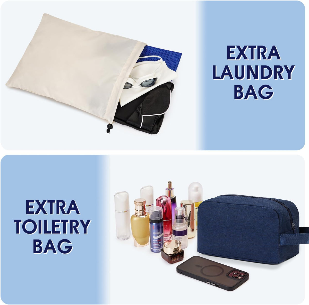 For Spirit Airlines Personal Item Bag Underseat Carry On Bag with Wet Pocket & Shoe Compartment & USB Charging Port