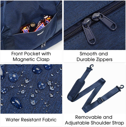 For Spirit Airlines Personal Item Bag Underseat Carry On Bag with Wet Pocket & Shoe Compartment & USB Charging Port