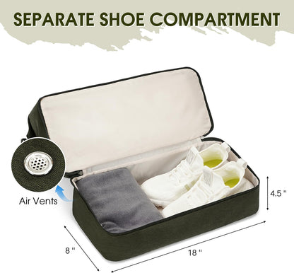 For Spirit Airlines Personal Item Bag Underseat Carry On Bag with Wet Pocket & Shoe Compartment & USB Charging Port