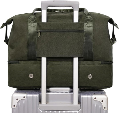 For Spirit Airlines Personal Item Bag Underseat Carry On Bag with Wet Pocket & Shoe Compartment & USB Charging Port