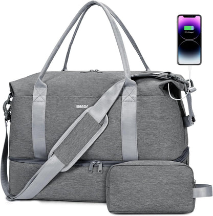For Spirit Airlines Personal Item Bag Underseat Carry On Bag with Wet Pocket & Shoe Compartment & USB Charging Port