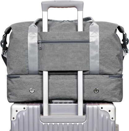 For Spirit Airlines Personal Item Bag Underseat Carry On Bag with Wet Pocket & Shoe Compartment & USB Charging Port