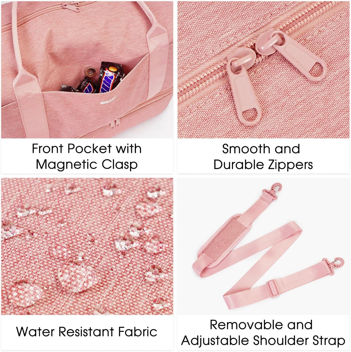 For Spirit Airlines Personal Item Bag Underseat Carry On Bag with Wet Pocket & Shoe Compartment & USB Charging Port