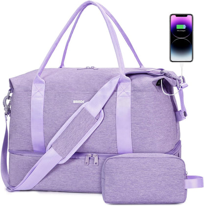 For Spirit Airlines Personal Item Bag Underseat Carry On Bag with Wet Pocket & Shoe Compartment & USB Charging Port