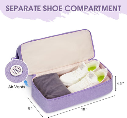 For Spirit Airlines Personal Item Bag Underseat Carry On Bag with Wet Pocket & Shoe Compartment & USB Charging Port