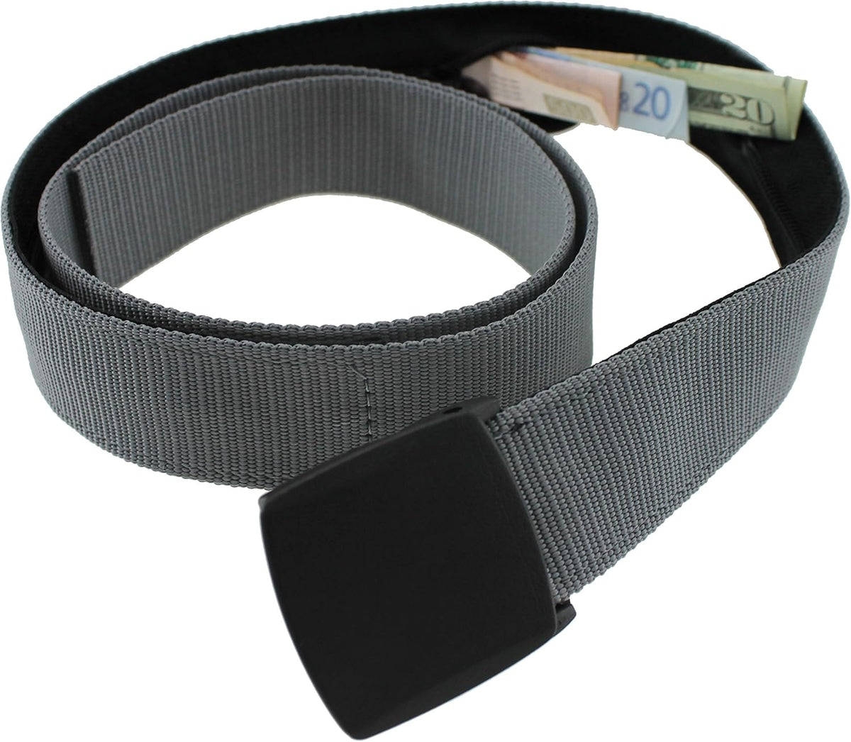 Bulldog Web Money Belt (Black)