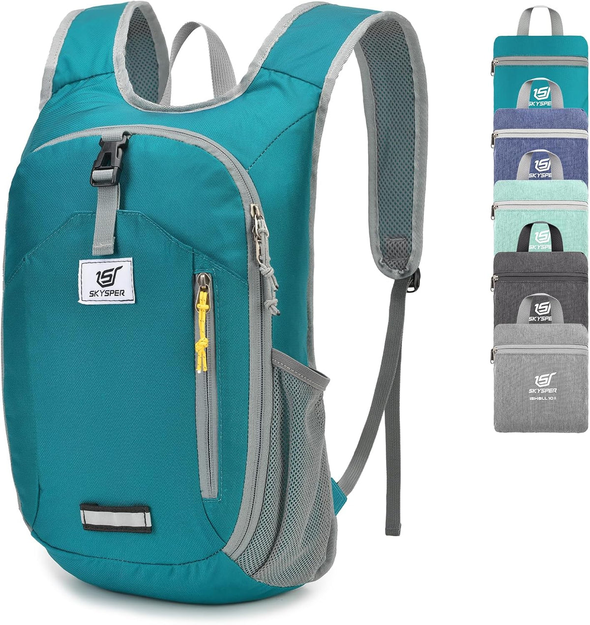 10L Hiking Backpack Small Foldable Daypack Packable Lightweight Hiking Daypack Travel Day Pack for Women Men