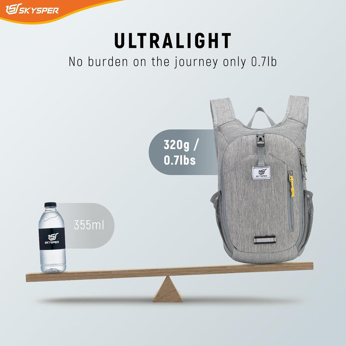 10L Hiking Backpack Small Foldable Daypack Packable Lightweight Hiking Daypack Travel Day Pack for Women Men