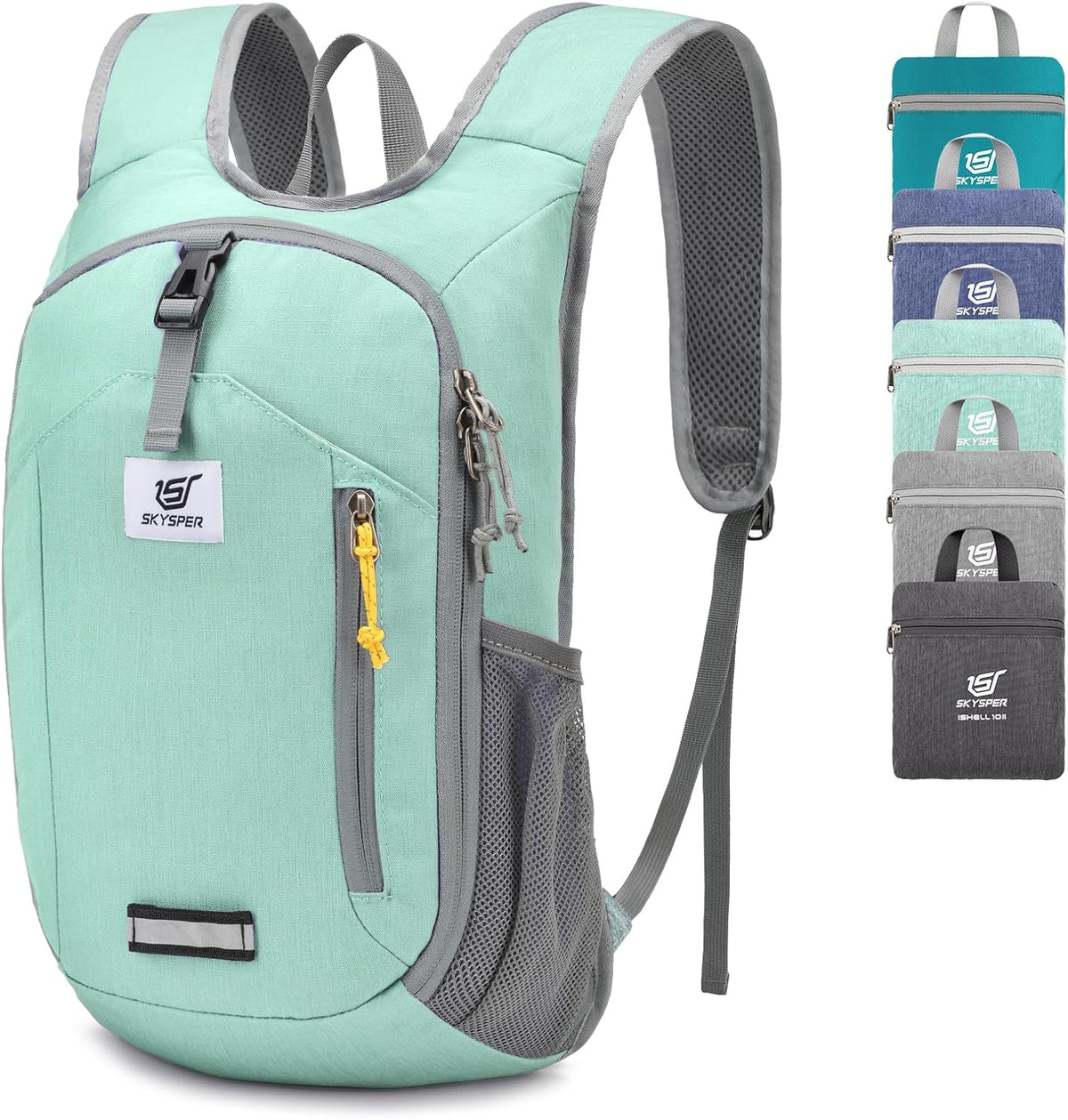 10L Hiking Backpack Small Foldable Daypack Packable Lightweight Hiking Daypack Travel Day Pack for Women Men
