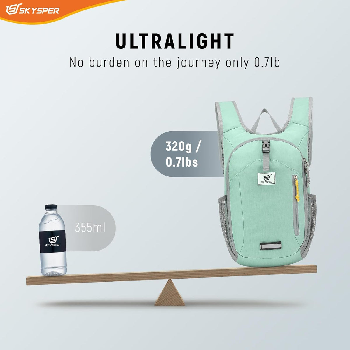 10L Hiking Backpack Small Foldable Daypack Packable Lightweight Hiking Daypack Travel Day Pack for Women Men