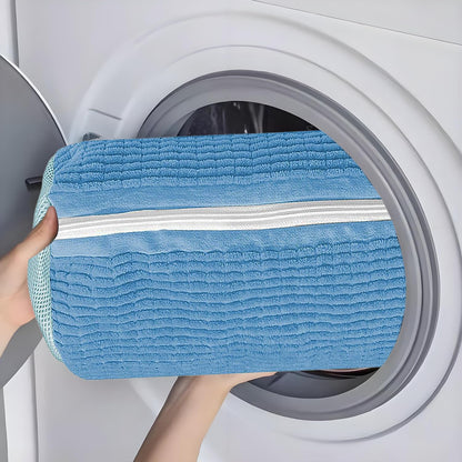 2 Pack Shoe Washing Machine Bag, Grey | Mesh Laundry Bags, For Travel, Reusable, All Shoe Sizes