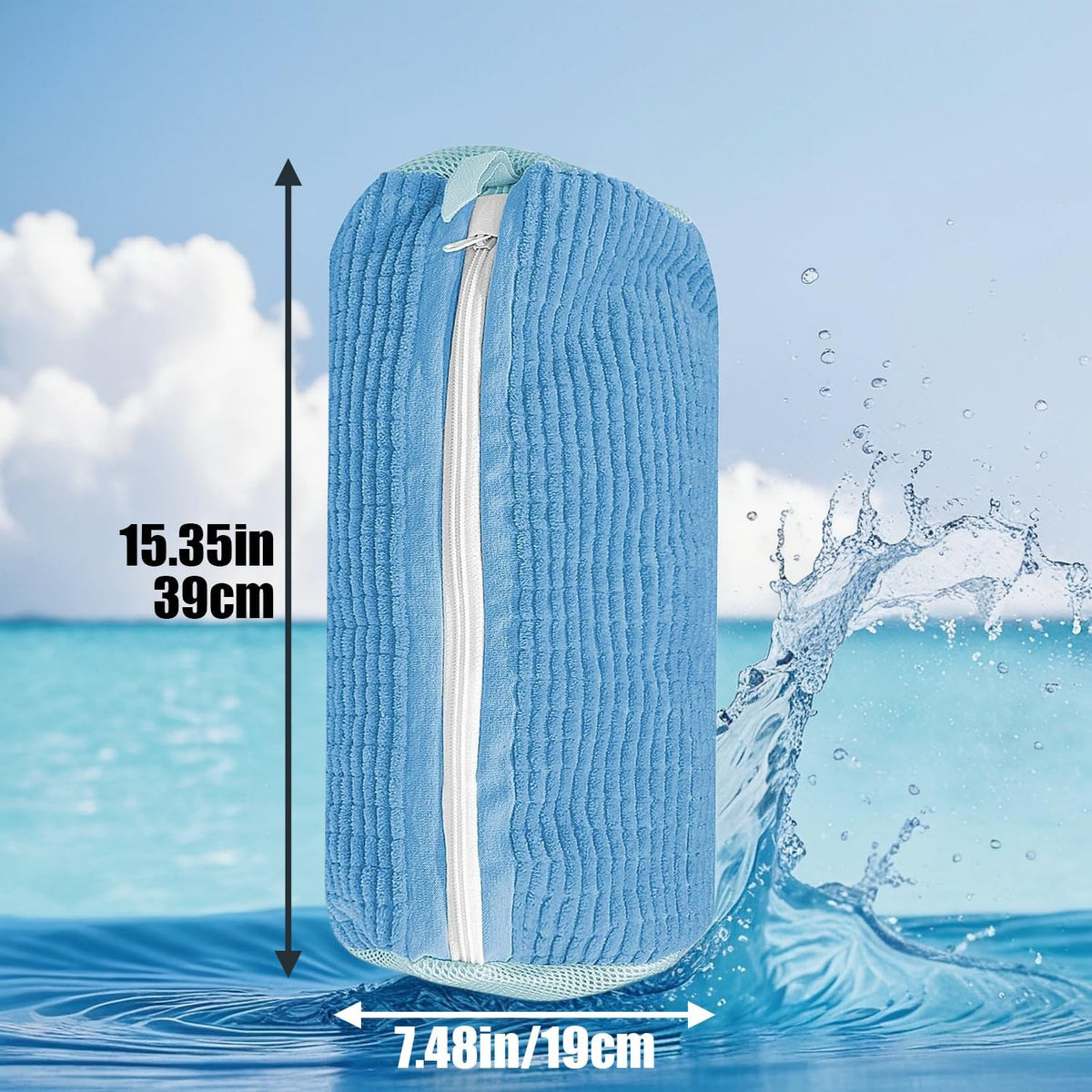2 Pack Shoe Washing Machine Bag, Grey | Mesh Laundry Bags, For Travel, Reusable, All Shoe Sizes