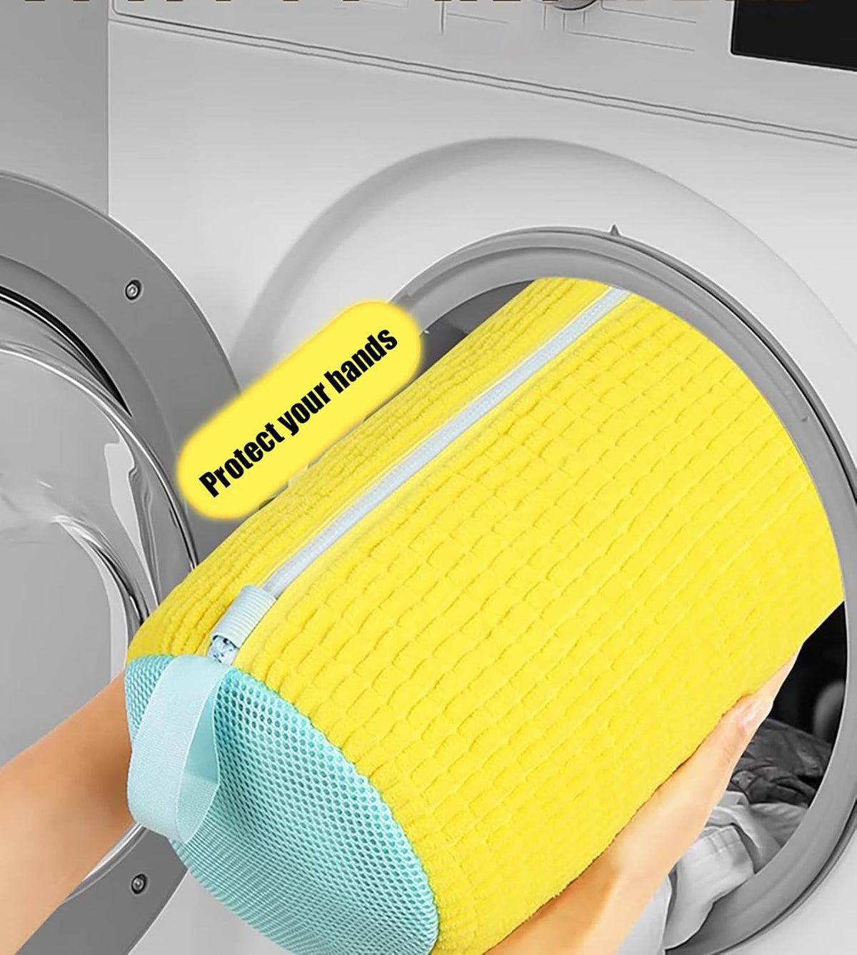 2 Pack Shoe Washing Machine Bag, Grey | Mesh Laundry Bags, For Travel, Reusable, All Shoe Sizes