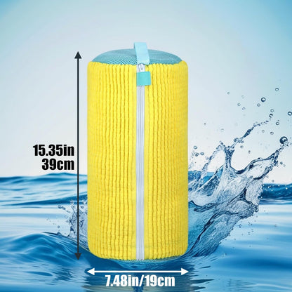 2 Pack Shoe Washing Machine Bag, Grey | Mesh Laundry Bags, For Travel, Reusable, All Shoe Sizes