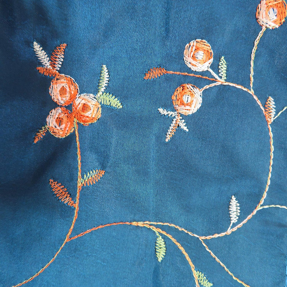 4pcs Embroidered Silk Flower Design Jacquard Travel Bag, Lingerie Bags Underwear Bags Laundry Bags Shoe Bags for Travel Storage for Men Women Washable Cloth Shoe Bags