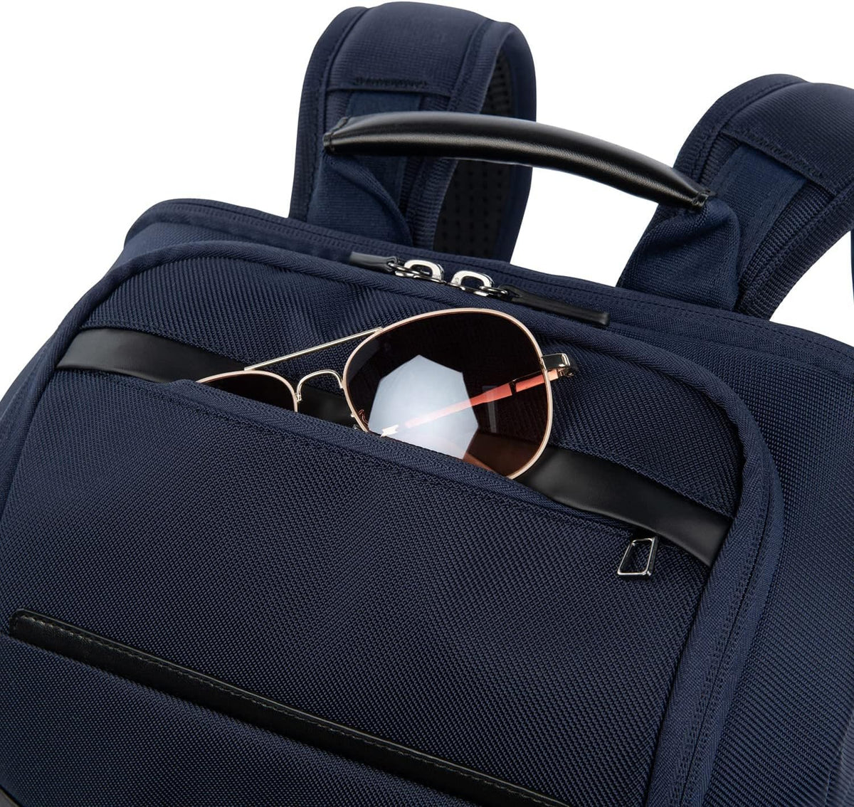 Crew Executive Choice 3 Slim Backpack fits up to 15.6" Laptops and Tablets, Men and Women, Water-Resistant, Patriot Blue