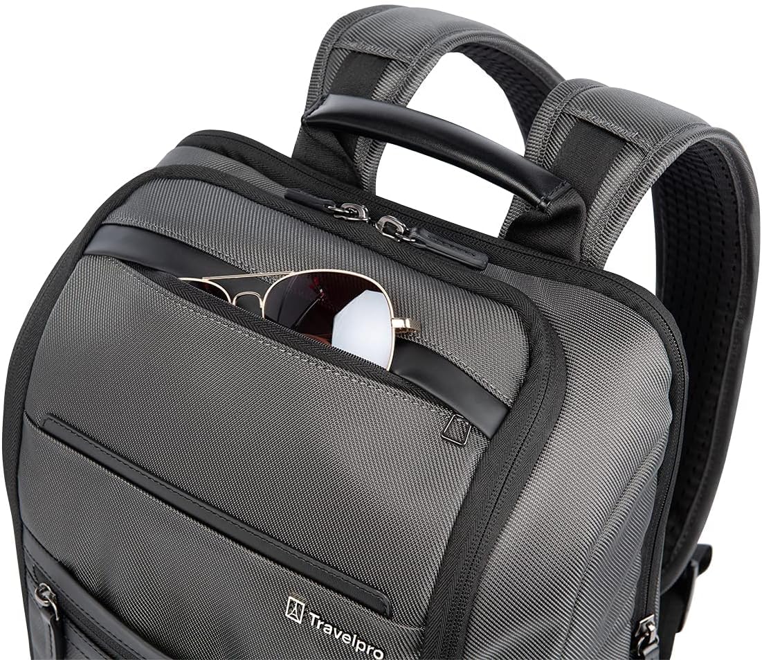 Crew Executive Choice 3 Slim Backpack fits up to 15.6" Laptops and Tablets, Men and Women, Water-Resistant, Patriot Blue