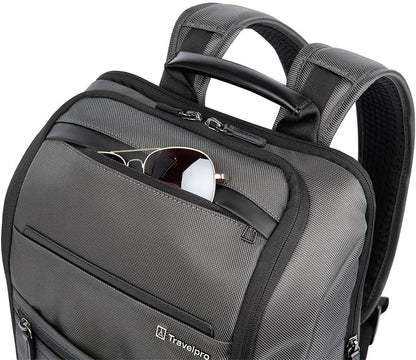 Crew Executive Choice 3 Slim Backpack fits up to 15.6" Laptops and Tablets, Men and Women, Water-Resistant, Patriot Blue