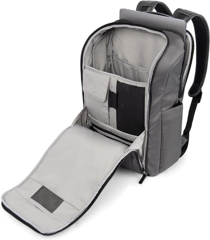 Crew Executive Choice 3 Slim Backpack fits up to 15.6" Laptops and Tablets, Men and Women, Water-Resistant, Patriot Blue